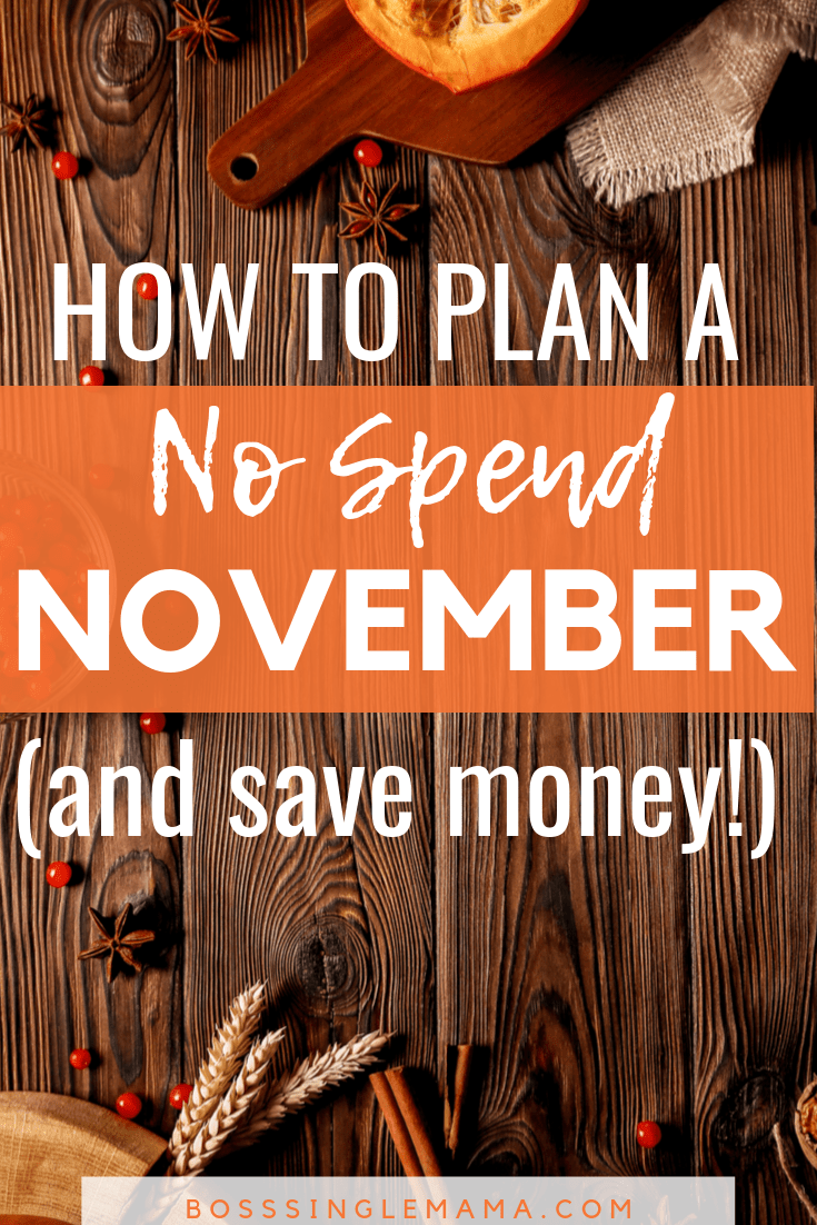 no spend november