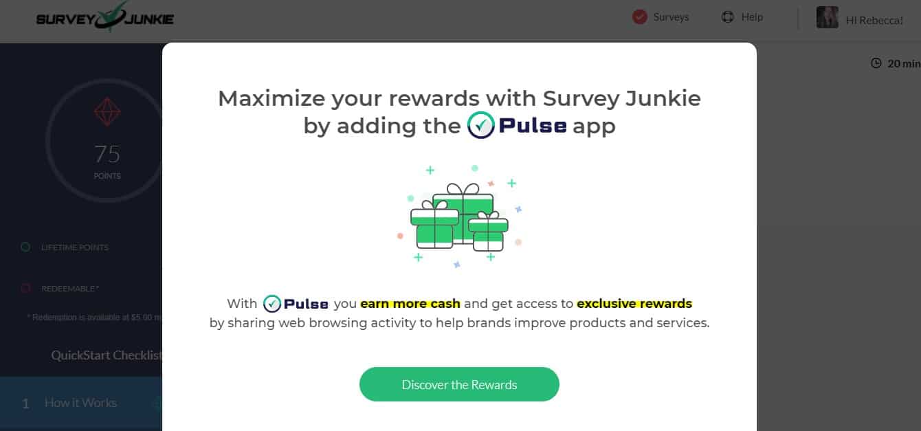 Survey Junkie Pulse App